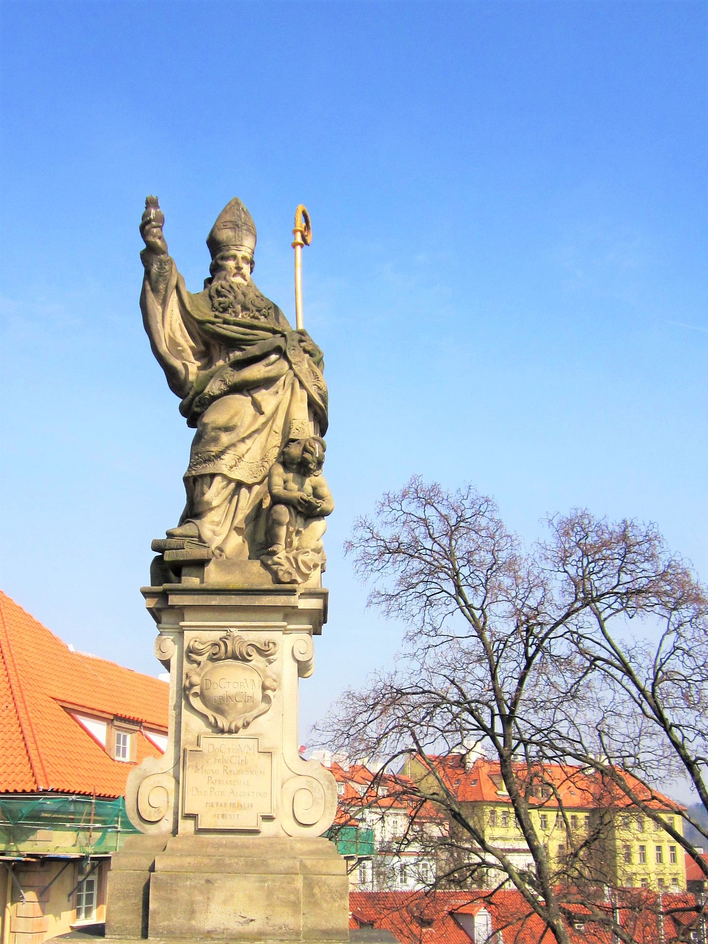 Statues on the Charles Bridge Prague