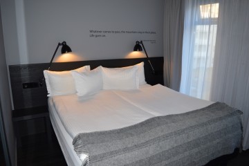 Skuggi hotel bedroom, Reykjavik