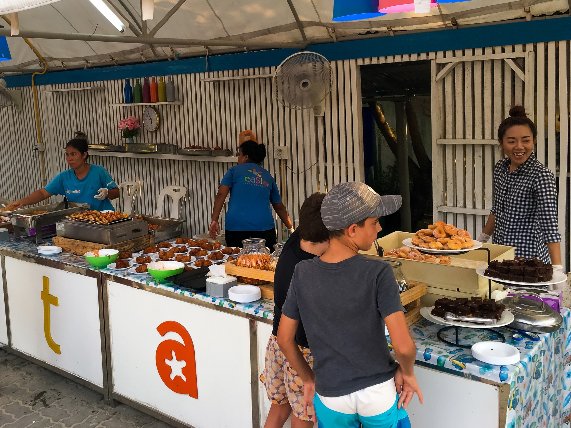 Thai buffet by SeaStar for Surin Islands trip