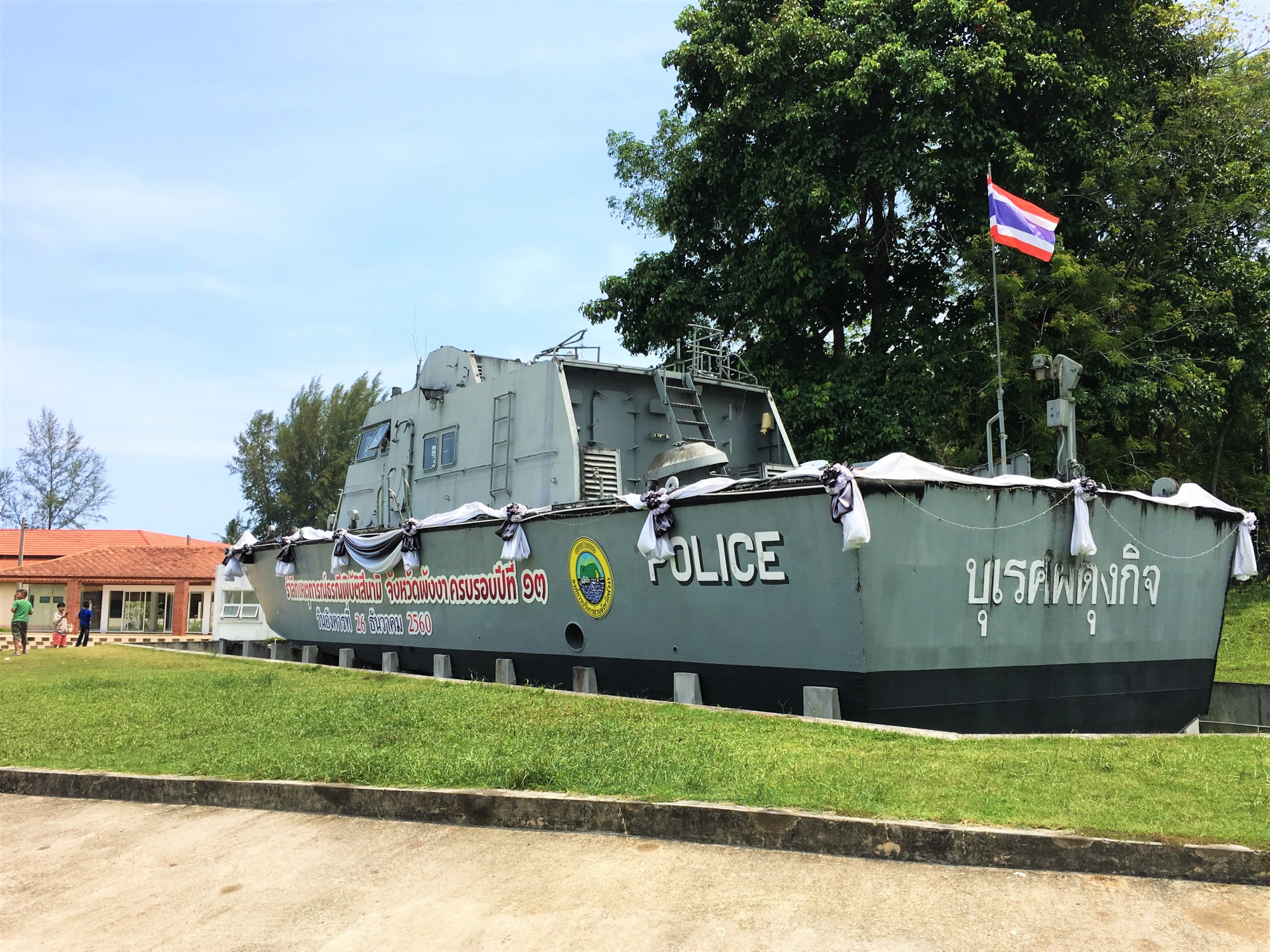 Police Boat 813, Khao Lak, Tsunami