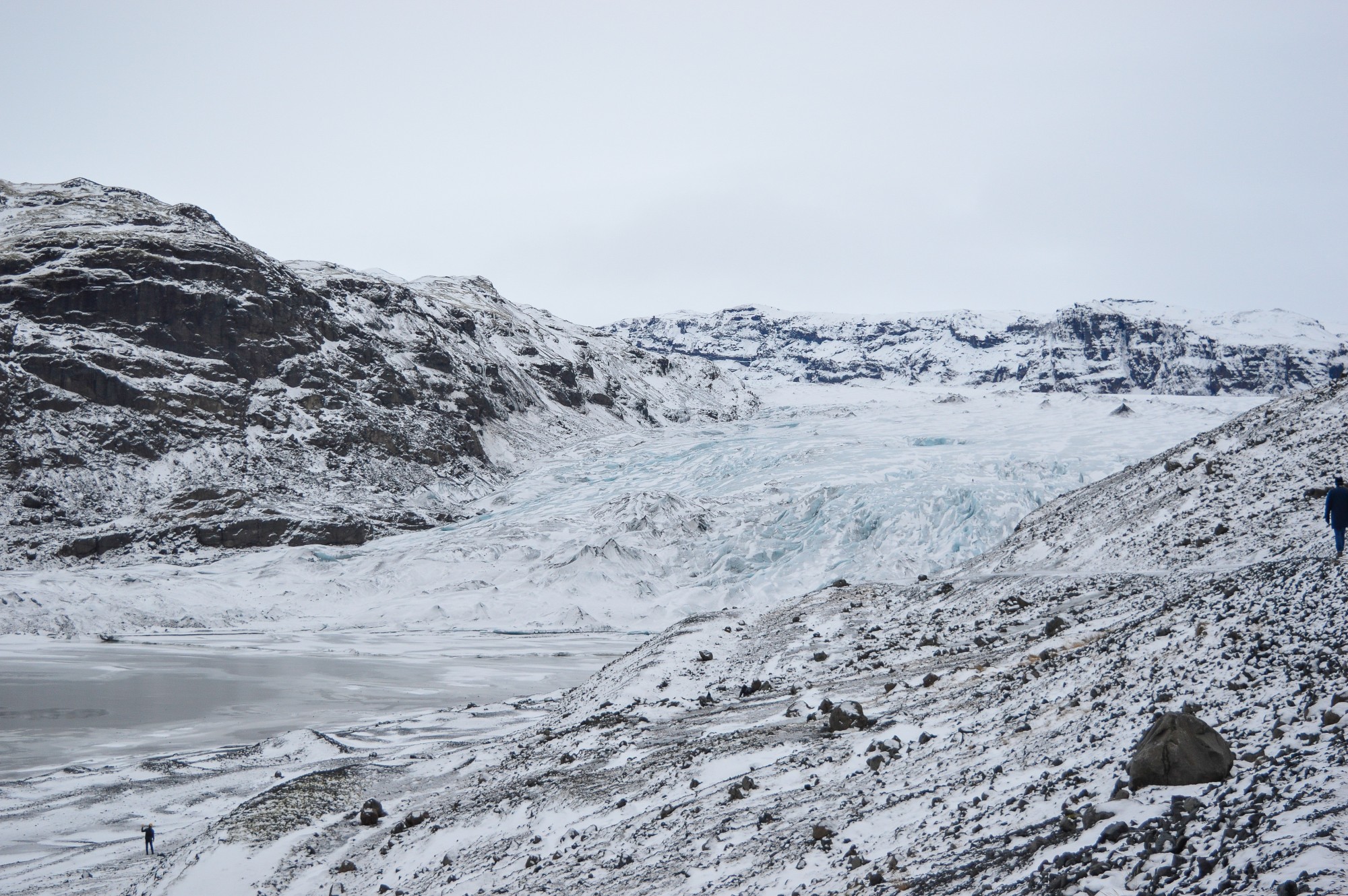 Sólheimajökull Glacier In Iceland