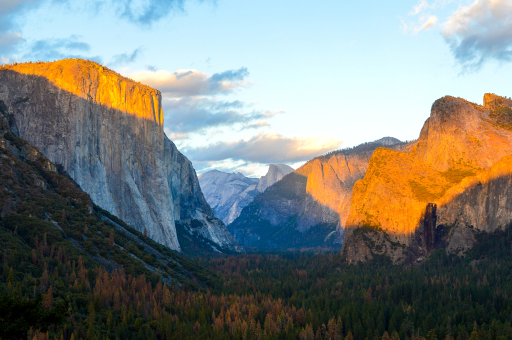 Tunnel View at sunset