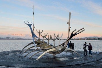 The Sun Voyager Viking Boat Sculpture, Reykjavik